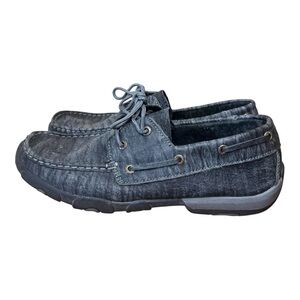 Twisted X Charcoal Driving Mocs – Women’s Size 9M – Style WDM0102 – Like New